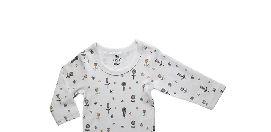 Long Sleeve Babies Body Suit 100% Cotton One Piece for Boys And Girls